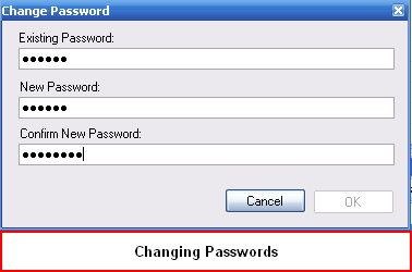 changing passwords