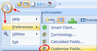 customizefields