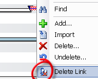 delete link