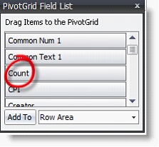 PivotGridFieldList