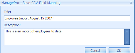 savemapping